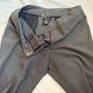 Rafaella Dress Pants – Petite 6 – Dark Gray Textured